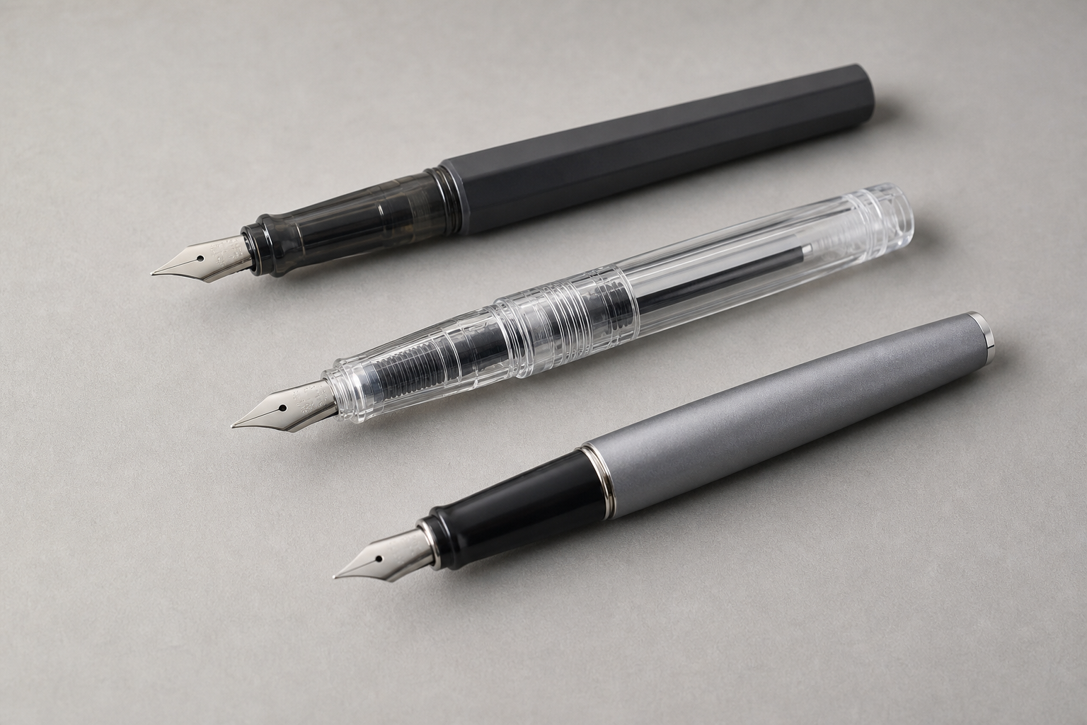 Premier stylo plume japonais : Kakuno, Preppy ou MR